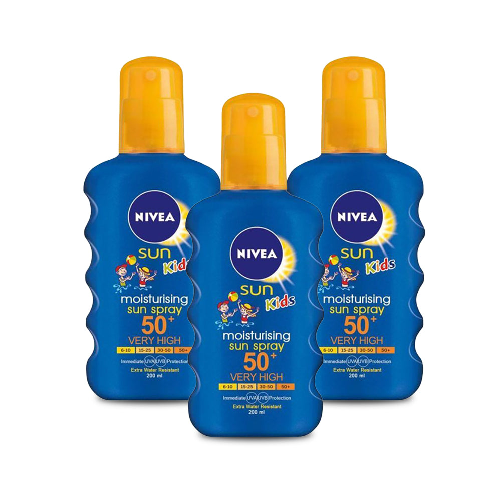 Nivea Sun Kids Coloured Sun Spray SPF 50+ –