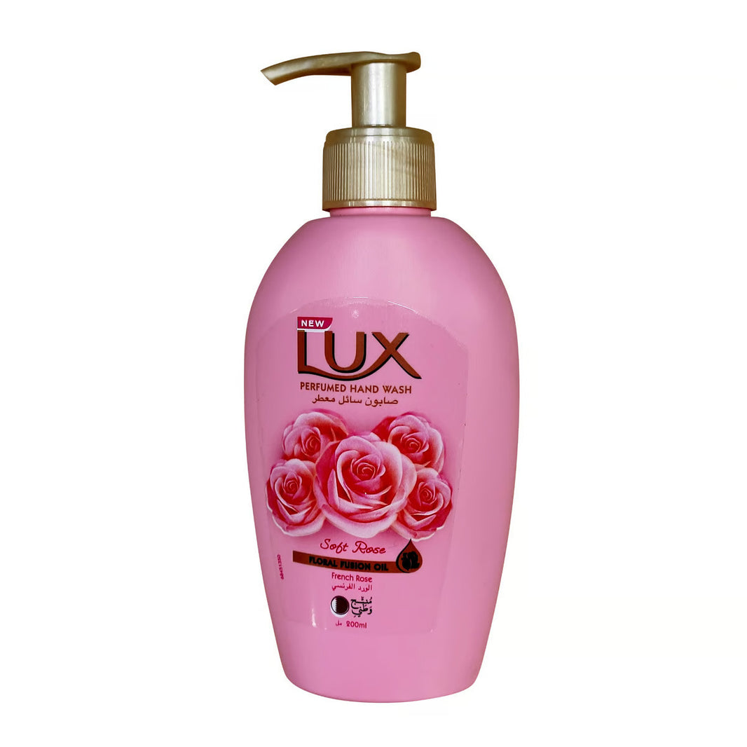 Lux Hand Wash Soft Rose Perfumed 200ml (Pack of 3)