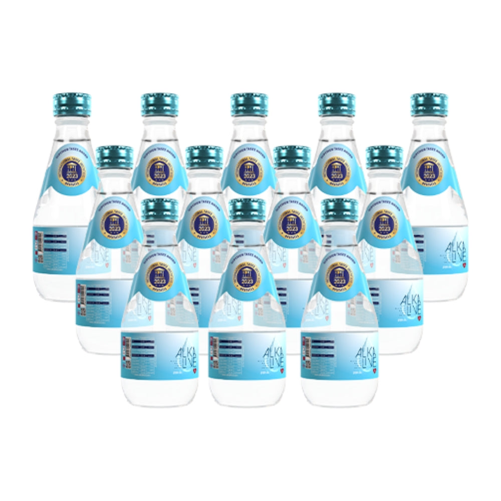 Alkalive Still Water Glass 250ml - (2 Packs of 6 Pieces - Total 12 Pieces)