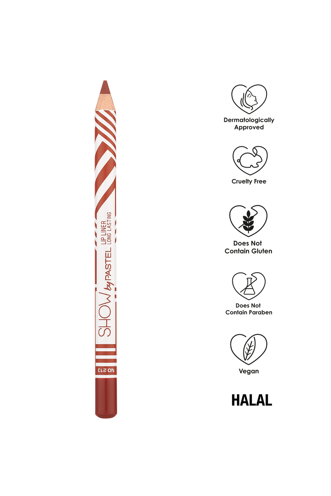 Show By Pastel Lipliner 213 (Pack of 3)