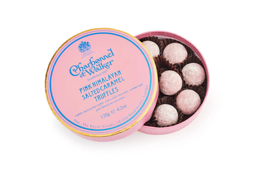 Charbonnel et Walker Pink Himalayan Salted Caramel Chocolate Truffles 120g