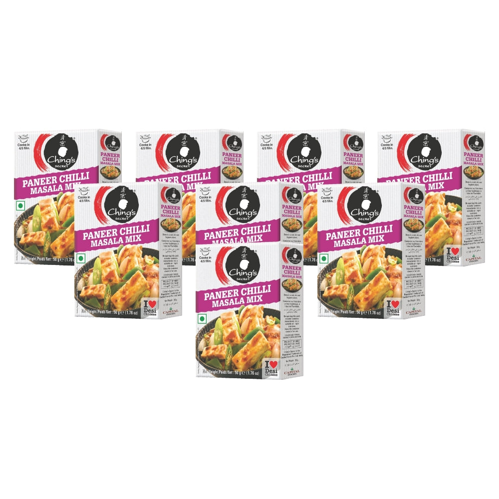 Chings Paneer Chilli Masala 50g (Pack of 8)