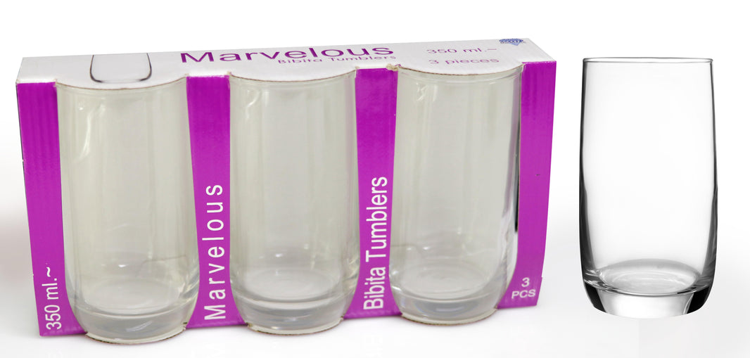 Mahmood Saeed Marvelous Juice Tumbler 3 Pcs Set 350ml (Pack of 3)