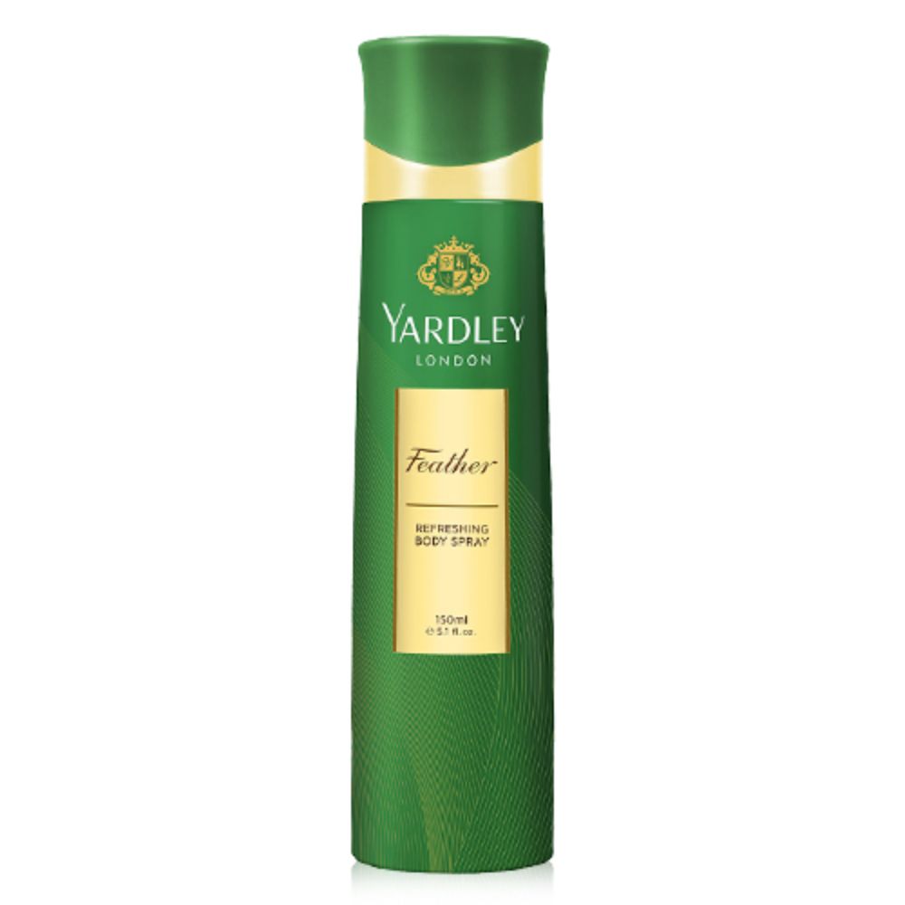 Yardley Feather Bodyspray For Men 150Ml - (Pack of 6) - Billjumla.com