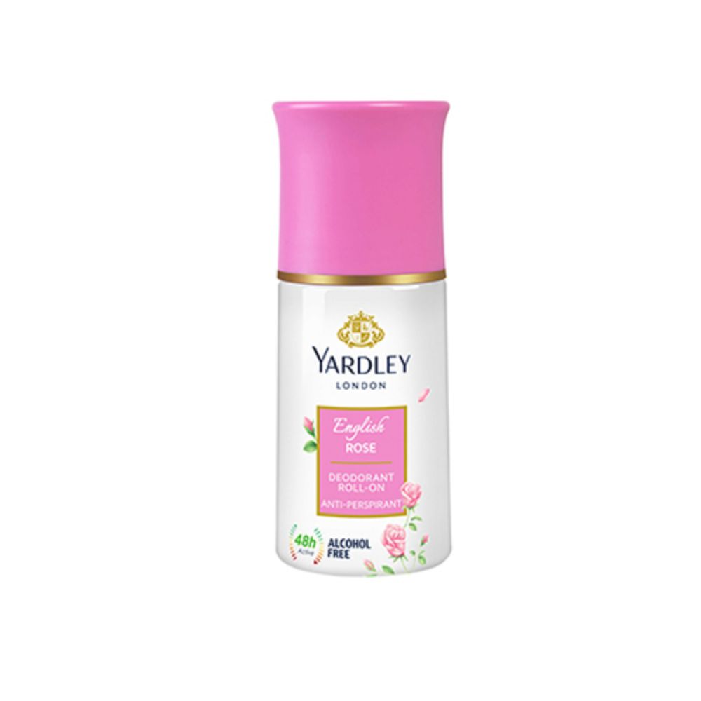 Yardley Roll On English Rose For Women 50Ml - (Pack of 6) - Billjumla.com