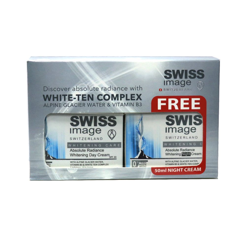 Swiss Image Whitening Day Cream + Night Cream FREE - (Pack of 3 Sets) - Billjumla.com