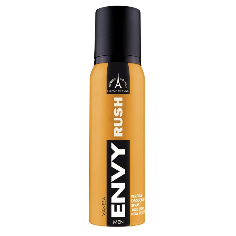 Envy Rush Deo  Deodorant Spray for Men 120ml - (Pack of 6) - Billjumla.com