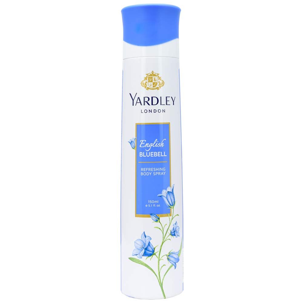 Yardley Bluebell Bodyspray For Women 150Ml - (Pack of 6) - Billjumla.com