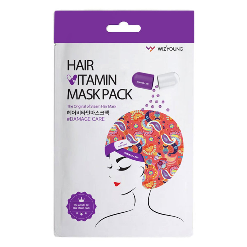 Korean Mask Vitamin Hair Mask Pack Damage Care - 1 Sheet (Pack Of 6 Sheets) - Billjumla.com