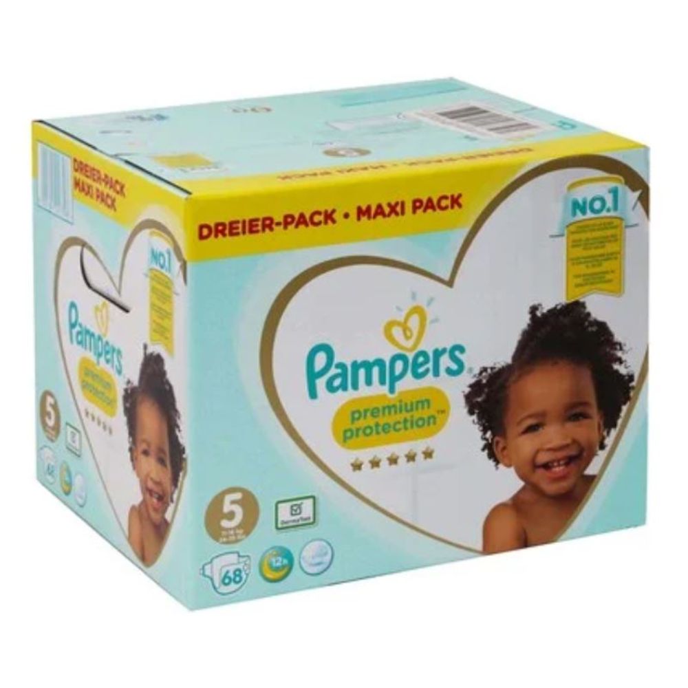 Pampers Premium Protection Diapers Size 5 (11-16 kg) - 68 Pieces –