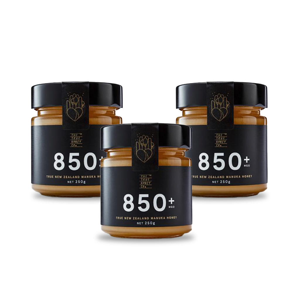 The True Honey Co. Manuka Honey 850+ MGO - 250g  (Pack of 3)