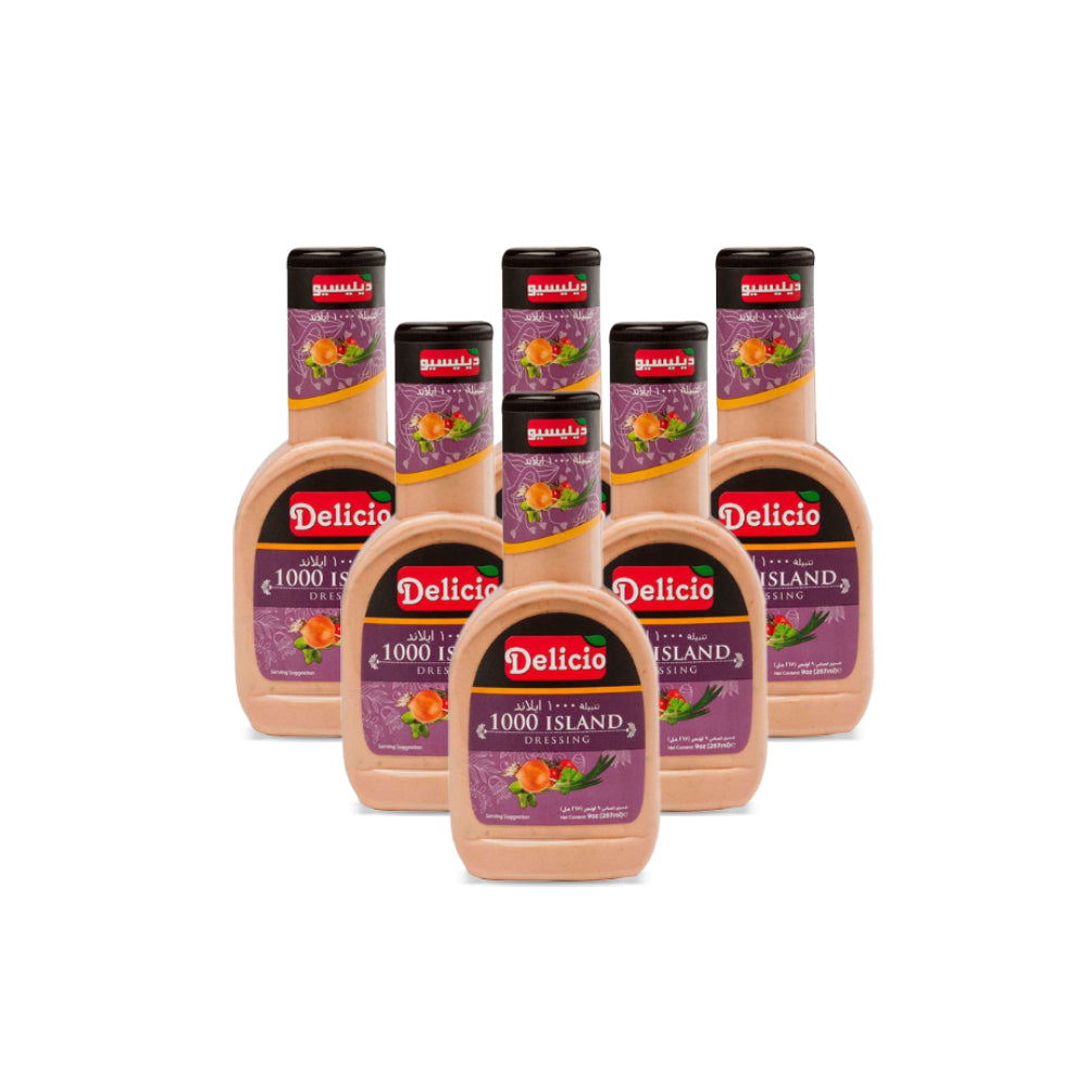 Delicio 1000 Island Smarle 267ml (حزمة 6)