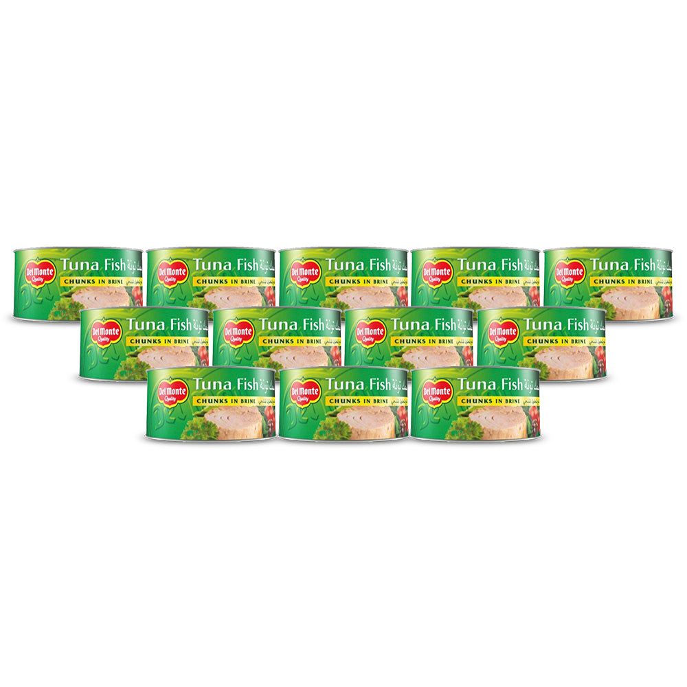 Del Monte Tuna Fish In Brine 185g - (Pack Of 24 Pieces)