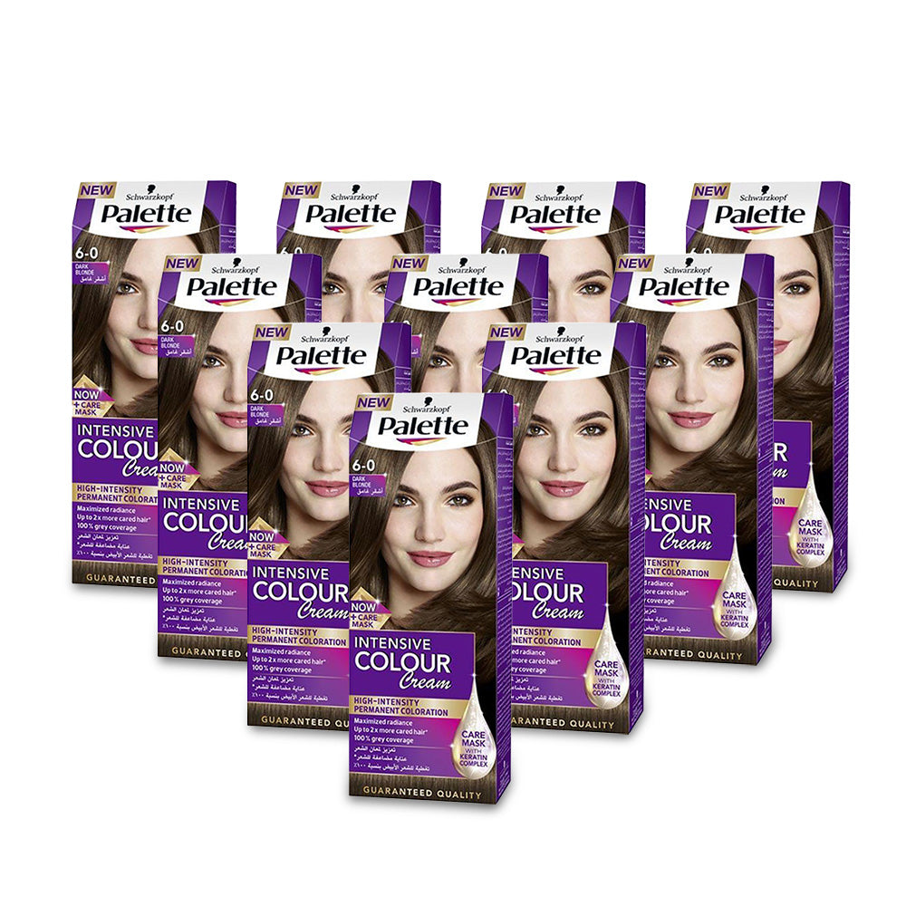 Palette Intensive Color Cream 6-0 Dark Blonde (Pack of 5)