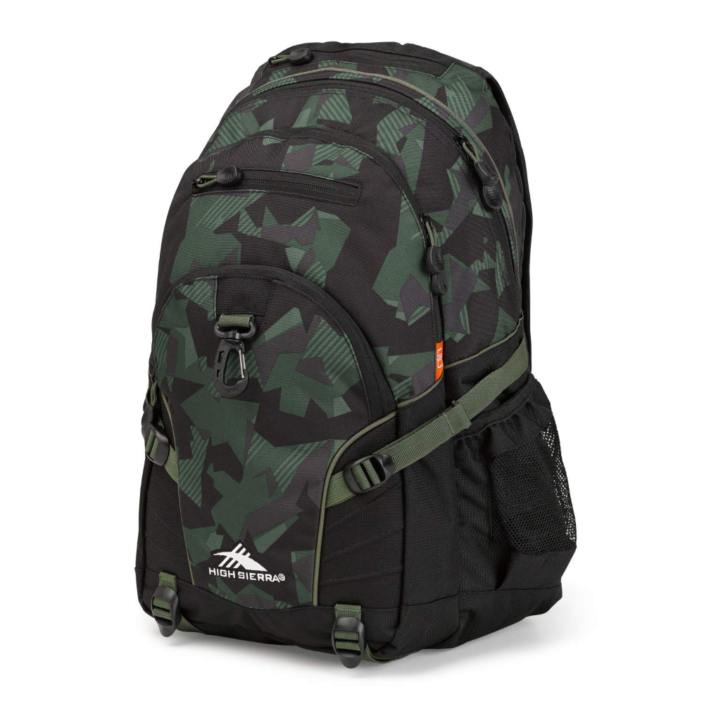 High Sierra Loop Daypack Shattered Camo Black Olive – Billjumla.com