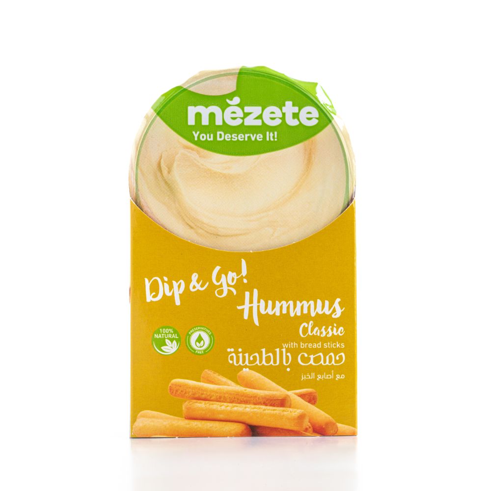 Mezete Hummus Dip & go With Breadsticks 92g - (Pack of 24) - Billjumla.com