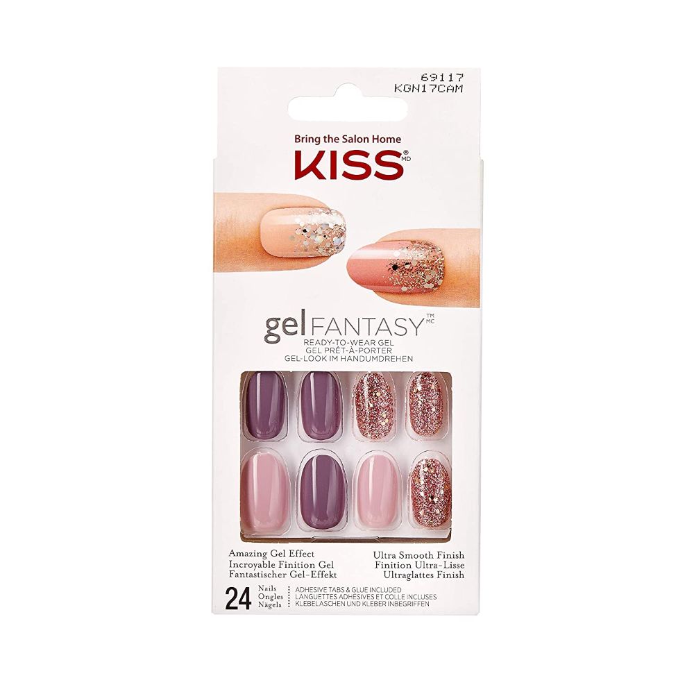 Kiss Gel Fantasy Nails - Medium KGN17 - (Pack of 3) - Billjumla.com