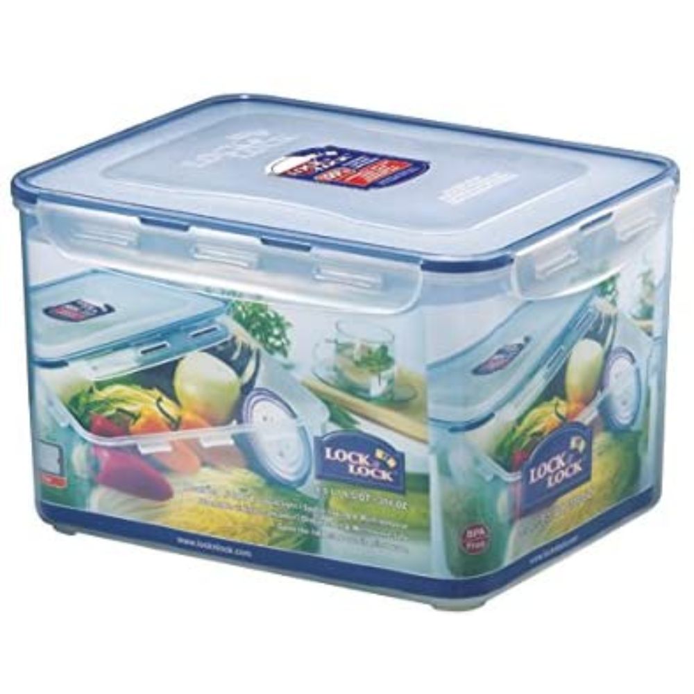 Lock N Lock Rectangular Tall Food Container 9.0 Litres -2 Pieces