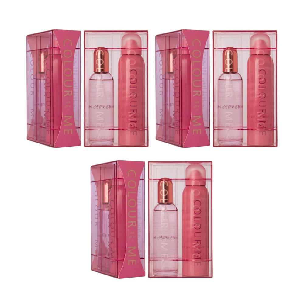 Milton Lloyd Colrme Pink 100 ml Edp+Deo (Pack of 3) - Billjumla.com