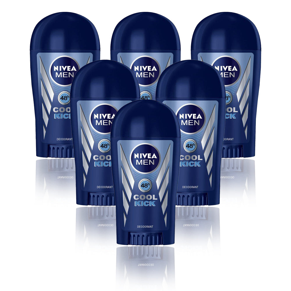 Nivea Cool Kick Stick - Male (Pack of 6)