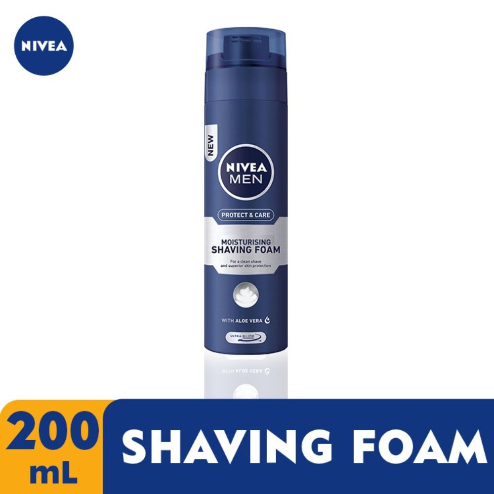 Nivea Men Protect & Care Shaving Foam 200ml - (Pack Of 6) - Billjumla.com