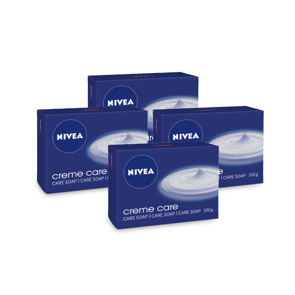 Nivea Crème Care Soap 100g (Pack of 4)