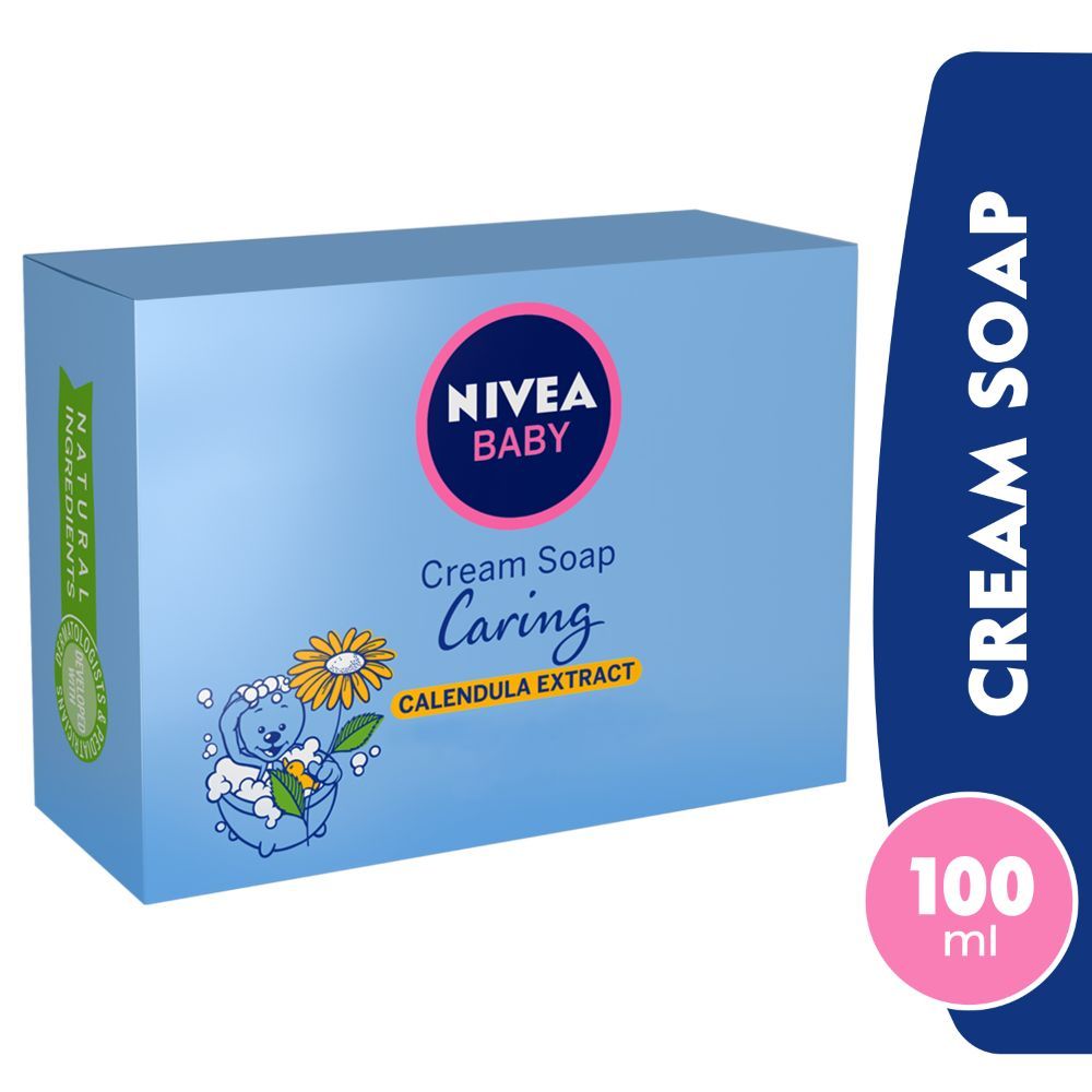 Nivea Baby Caring Cream Soap 100ml - (Pack Of 12) - Billjumla.com