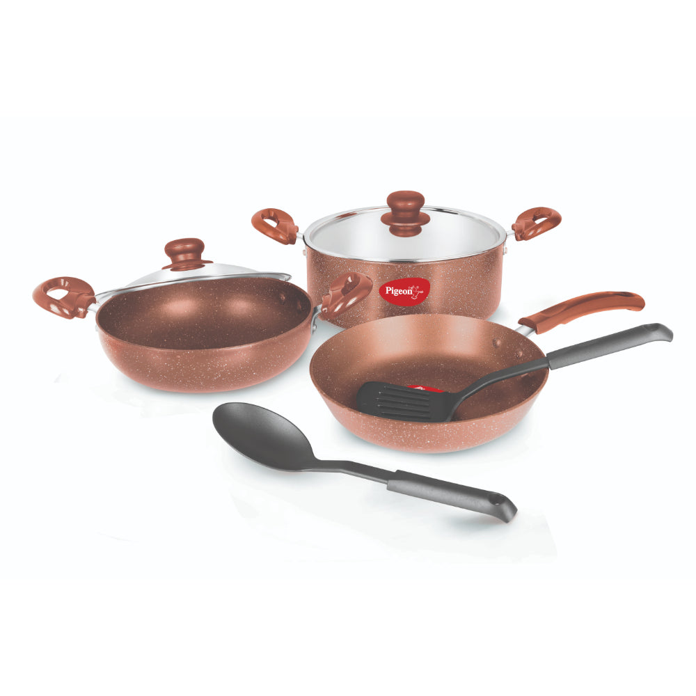 Pigeon Favourite Gift Set of Non-Stick Coated Cookware Set Price in India -  Buy Pigeon Favourite Gift Set of Non-Stick Coated Cookware Set online at  Flipkart.com