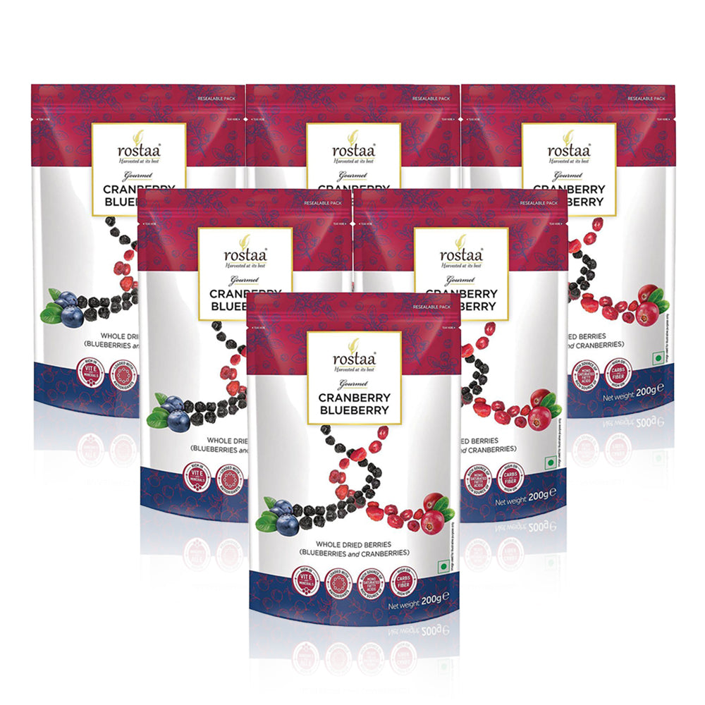 Rostaa Cranberry Blueberry Fusion 200G (Pack Of 6Pcs)