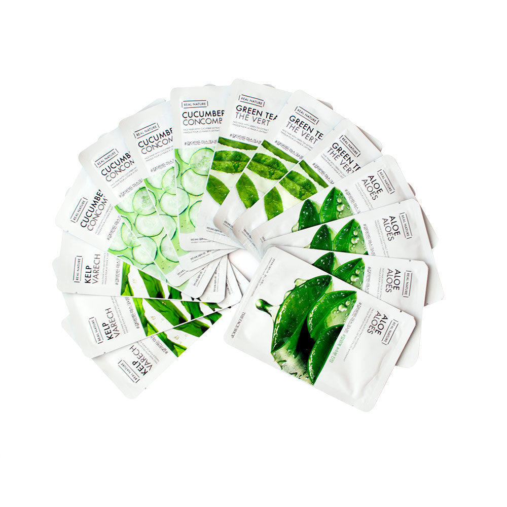 The Faceshop Real Nature 14-Day Hydrating Mask Set - Billjumla.com