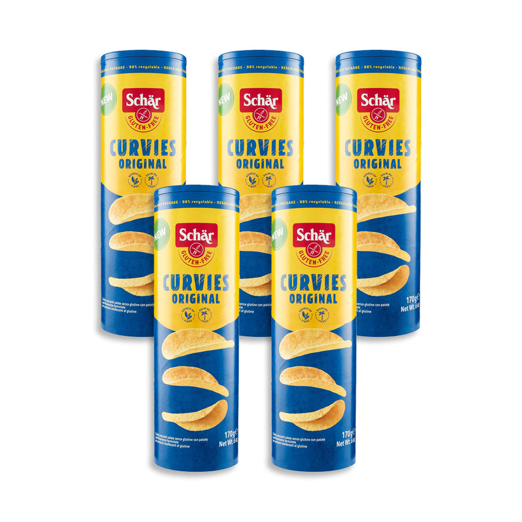 Schar Curvies Original Chips 170g (Pack of 5)