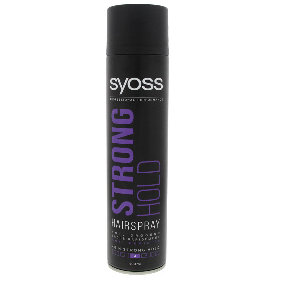 Syoss Hair Spray Strong Hold 400ml - Pack Of 6 Pieces - Billjumla.com