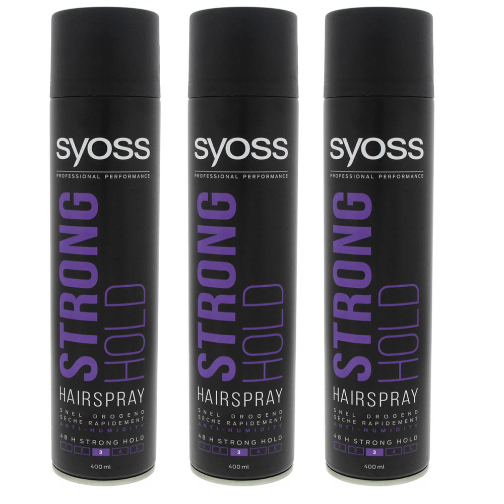 Syoss Hair Spray Strong Hold 400ml (Pack Of 3)