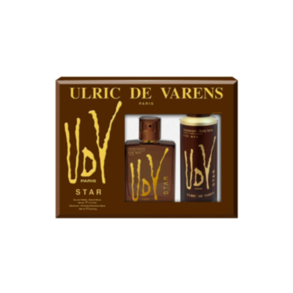 Ulric-De-Varens Coffret Star 100Ml EDT+Deo 200 - (Pack of 3) - Billjumla.com