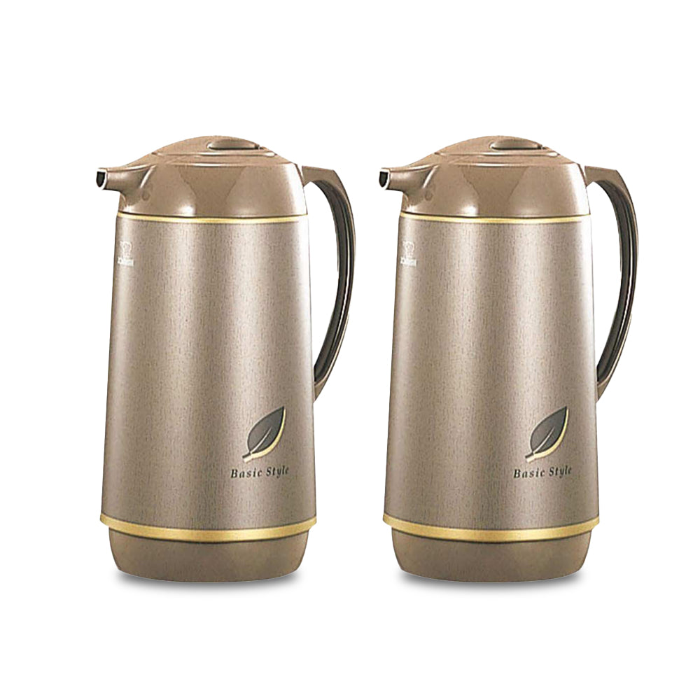 Zojirushi Vacuum Flask Herb Brown 1 Liter- Pack Of 2 pieces - Billjumla.com