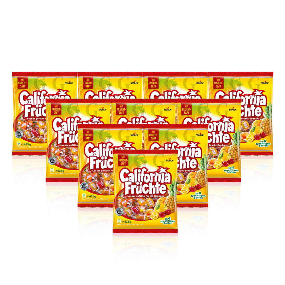 Storck California Frutche- Fruit Flavoured Candies  425g - (Pack of 6)