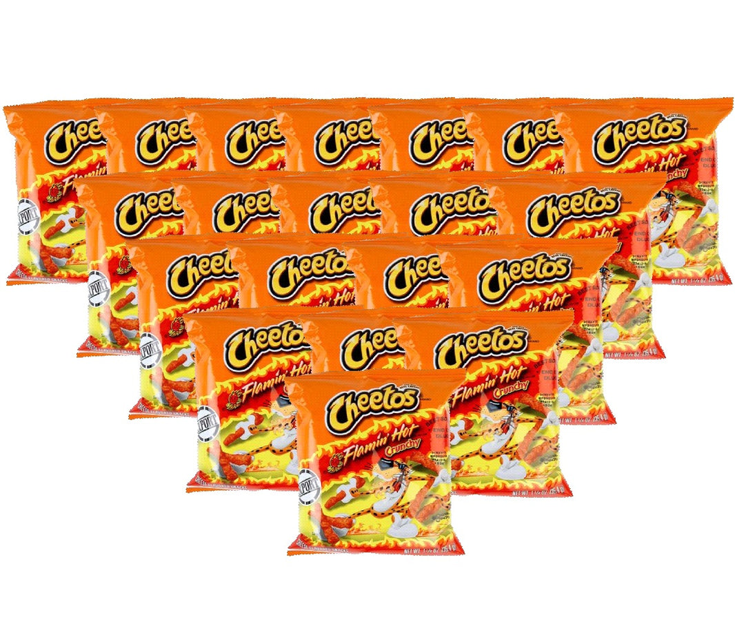 Cheetos Flamin Hot Crunchy 35g (Pack of 22)